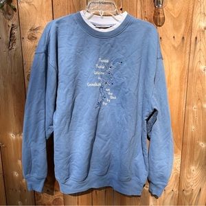 Blue Vintage Grandma Sweatshirt